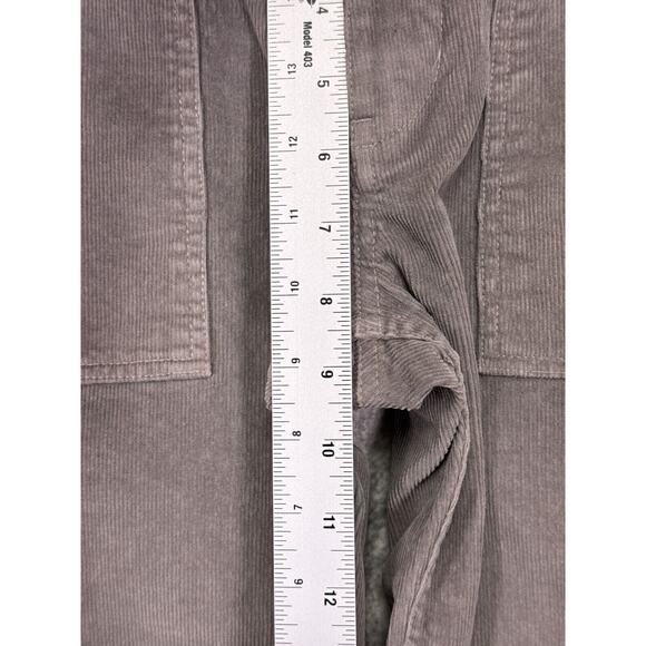 Nili Lotan Pants 0 Womens Jenna Slim Gray Corduroy - Picture 4 of 7